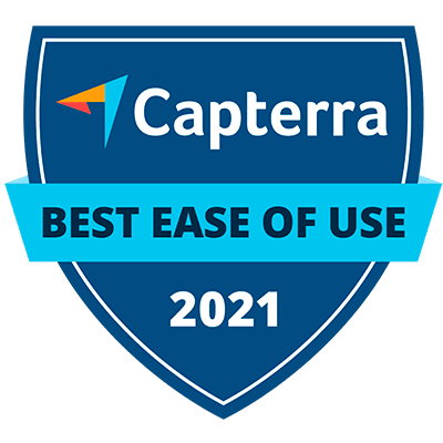 Capterra best ease of use 2021 - CINCEL