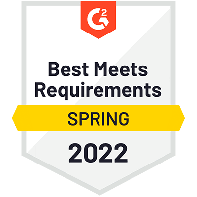G2 Best meets requirements - Spring 2022 - CINCEL