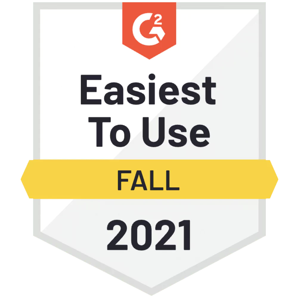 G2 Easiest to use - Fall 2021 - CINCEL